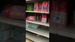 WALMART hit with EMPTY shelves once again!! Is the food shortage getting worse?