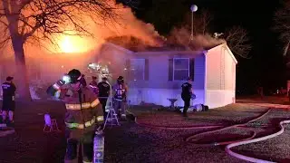 Mannford VFD House Fire with Ventilation Operations
