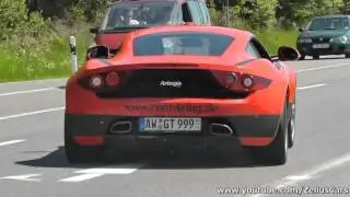 Artega GT start up and accelerations at N&uuml;rburgring !!