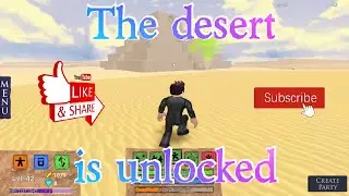 A desert map - Elemental Battlegrounds (Roblox)