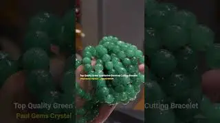 Top Quality Green Aventurine Diamond Cutting Bracelet. Good For- Success, Education, Focus, Health.