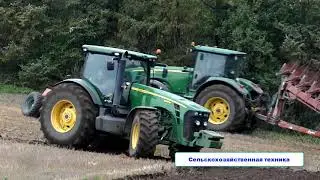 John Deere 8430 & Amazone cirrus 6003-2c / John Deere 8345R & 8230&Kverneland.