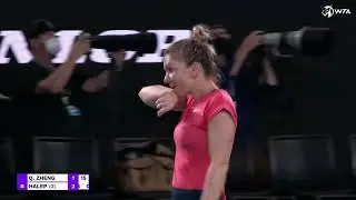 Halep vs Zheng - 2022 Semifinal Melbourne 1