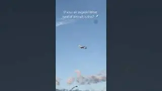 Always amazing seeing an airplane and trying to guess what aircraft it is ✈️ #aviation