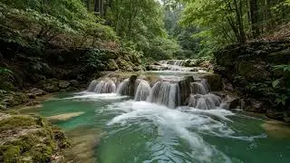 Steady River Water Sounds for Sleep with Gentle Flow Supporting Long Rest