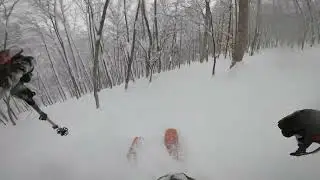 Discovering Rusutsu with 60 cm of fresh powder 💛