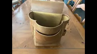 Metal Detection Leather Finders Bag
