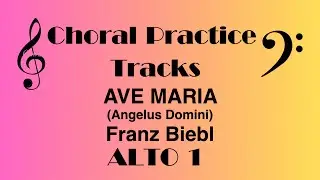 Ave Maria (Angelus Domini) ALTO 1 Franz Biebl
