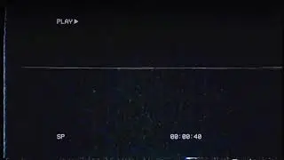 Blank VHS Tape Play Overlay Video ( Free To Use )