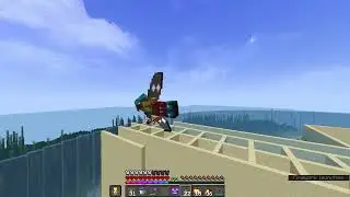 Breaking and Placing Even More Sand in Hardcore Minecraft.
