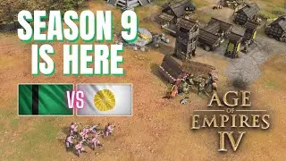 SEASON 9 1st Placement Match; AOE IV; Solo Ranked Delhi vs. Japanese on Dry Arabia