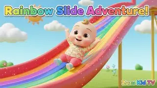 Rainbow Slide Adventure with Zuzu &ndash; Nursery Rhyme, Colors, Movement, and Playground Fun