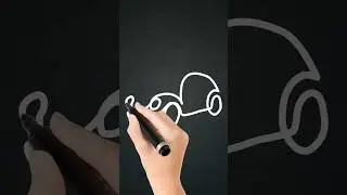 #oneline #singleline #car One Line Drawing Car Retro car continuous one line drawing isolated