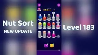 🧩 Nut Sort Level 183 Walkthrough | Step-by-Step Guide 🎮 | Mini Boss