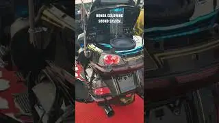 🎶🔊Sound system in Honda Goldwing🏍🎼 #hondagoldwing #goldwing1800 #shorts #dubailife