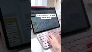 How to install custom fonts on an ipad