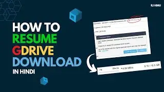 How to Solve Download Failed Error in Google Drive | Pause and Resume GoogleDrive in Hindi | RJ HIMU