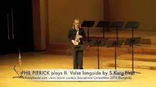 PHIL PIERICK plays II  Valse languide by S Karg Elert