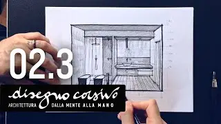 02.3 La prospettiva centrale - Corso di Disegno Corsivo