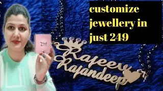 customize necklace | zivi fashion | name mangalsutra review #onlineshopping #youtube #video #review