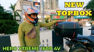 BEST BUDGET TOPBOX FOR MY BIKE || Hero Xtreme 160r 4v || Unboxing Review Installation