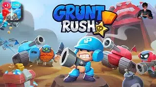 Grunt Rush: Battle and Conquer First Gameplay Walkthrough | Android / iOS