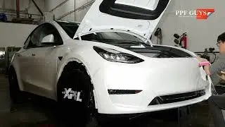 2022 Tesla Model Y Full Body Coverage PPF Guys Vancouver Paint Protection Film Specialists ClearBra