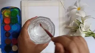 🌺🌺FLOWERS BRANCH ACRYLIC PAINTING||HOW TO PAINTING FLOWERS BRANCH 🌺🌺