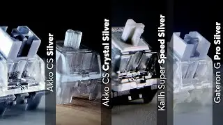 Тест звука Silver Switch: Akko CS против Kailh Super Speed ​​против Gateron G Pro