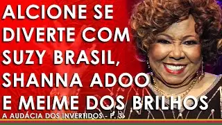 ALCIONE CANTA SUFOCO, RECEBE HOMENAGEM DE SHANNA ADOO E HOMENAGEIA MEIME DOS BRILHOS EM NOITE LGBT