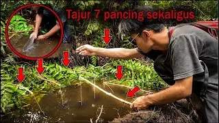 INI JADINYA KALO PANCING TAJUR DITINGGAL 1 MALAM DI SARANG IKAN😅 #38