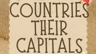 STATIC GK ||Asian Country, capitals and currency in Hindi and in English ll Group D, RRB NTPC, SSC