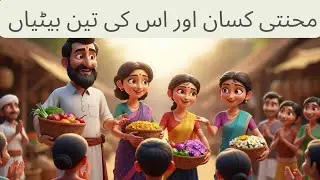 Mehnati kisan Aur Uski Teen Betiyan | Mehnat Aur Imaandari Ki Kahani | Moral Story 