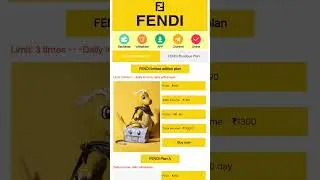 FENDI WEBSITE IS A FAKE WEBSITE KINDLY PLEASE DON'T INVEST WITHDRAW MONEY IS NOT RECEIVING