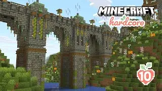 Building a MASSIVE Bridge in Minecraft Hardcore #10