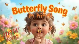 🦋 Titli Ki Kavita | Kids Cartoon Poem in Hindi 😍❤️