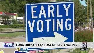 Long lines on last day of early voting