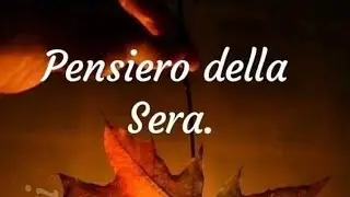 Pensieri della sera