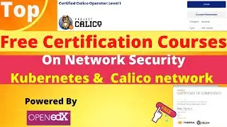 Free Certification Course On Networking Policy & Network Security ( Kubernetes & Calico network )