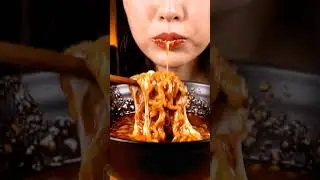 SO HOT! 🔥 Samyang Buldak 2X Spicy Challenge #mukbang #asmr #eating #food #eatingsounds #asmrcrunch