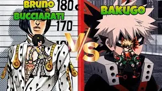 Jump Force MUGEN Bruno Bucciarati vs Bakugo