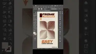 Modern Geometric Logo Design | Adobe Illustrator 2025 for Beginners  #shorts