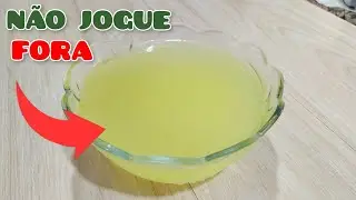 NÃO jogue mais o SORO de LEITE fora, vêm ver essa RECEITA