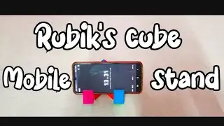 Rubik's cube convert into Mobile stand #trending #viral #cubingshorts#shortsvideo #rubikscube