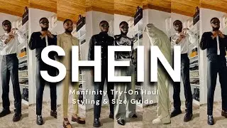 SHEIN MANFINITY HAUL! : Примерка | Находки мужской зимней моды 2024 | Мужская мода на YouTube.
