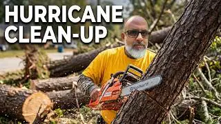 Forest City, NC Clean-up - Hurricane Helene 11/19/2024 - 3 Widowmakers, 1 Chainsaw, No Fear Part 1/2