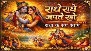 Radhe Radhe Japte Raho 🙏 | राधा रानी भजन | Peaceful Radha Krishna Bhajan