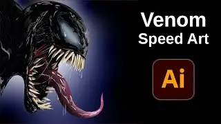 Venom Speed Art Vector on Illustrator