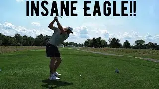 Front 9 At POOLESVILLE GOLF CLUB | 210 Yard WEDGE Shot | INSANE Eagle |