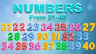 Numbers For kids || 21-40 || learn to write numbers || Basic Maths for kids || Numbers part 3
